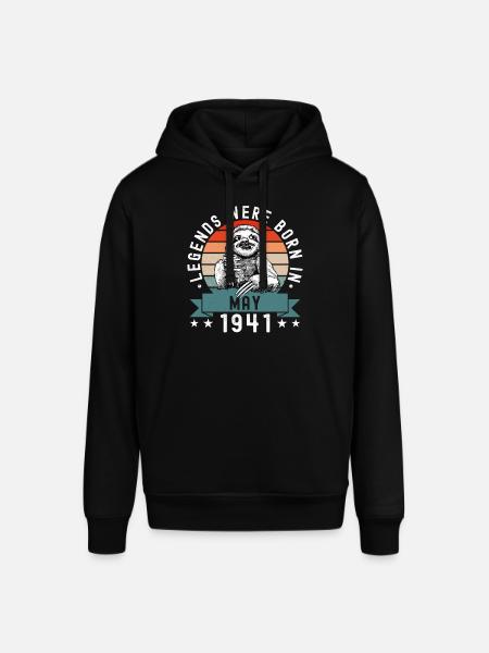 Legends Were Born In May 1941 Sloth Sloth - Stanley/Stella SOUNDER Unisex Hoodie - black