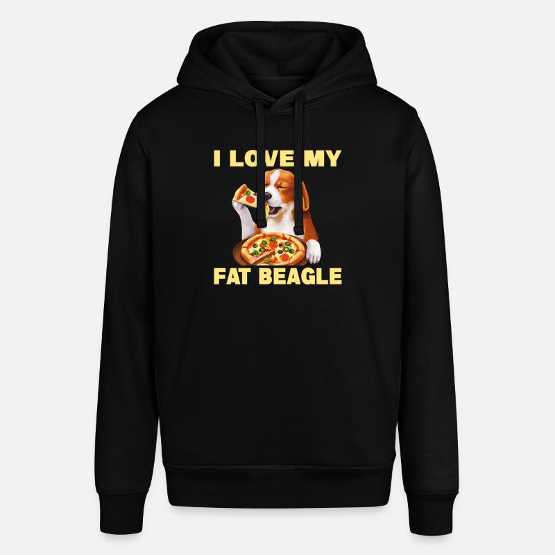 J’aime mon gros beagle - Sweat à capuche SOUNDER Stanley/Stella Unisexe - noir
