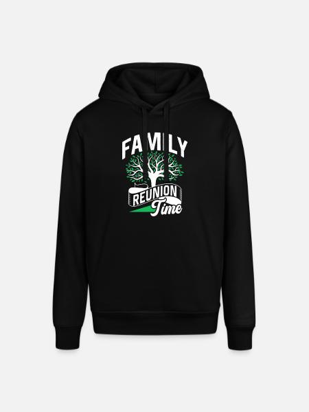 Familiereünie Team Familie Süß - Stanley/Stella Uniseks biologische hoodie SOUNDER - zwart