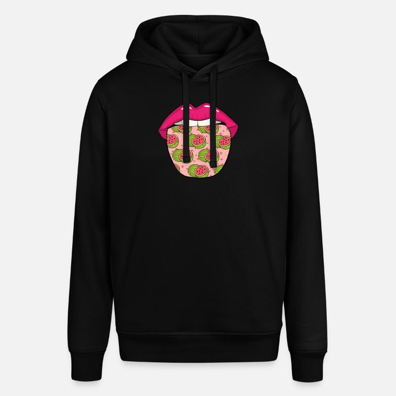 Langue de pastèque - Sweat à capuche SOUNDER Stanley/Stella Unisexe - noir
