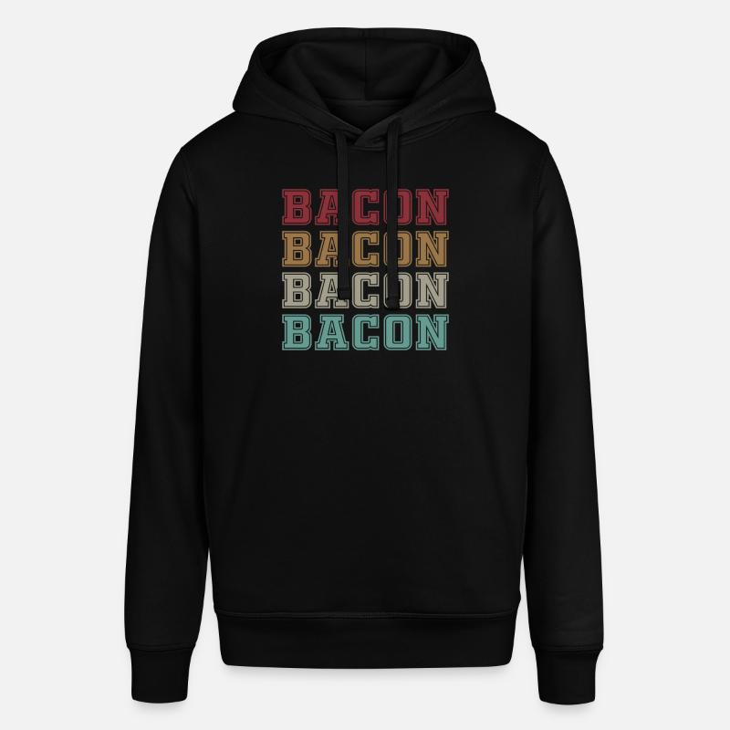 Bacon - Stanley/Stella SOUNDER Unisex Hoodie - black
