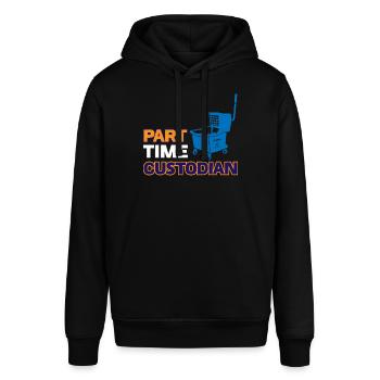 Part-Time Custodian - Stanley/Stella SOUNDER Unisex Hoodie - black - Front - Alina (178cm) & Michal (187cm)