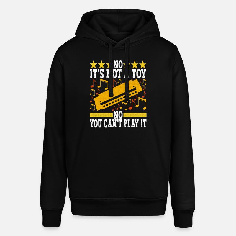 Harmonica Harmonica - Stanley/Stella SOUNDER Unisex Hoodie - black