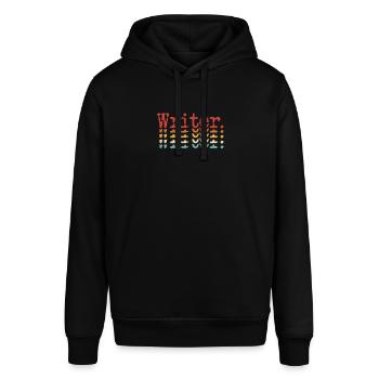 author - Stanley/Stella SOUNDER Unisex Hoodie - black - Front - Alina (178cm) & Michal (187cm)