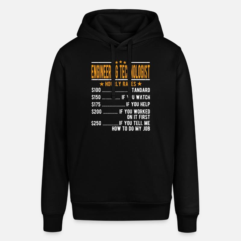Technology technologist Hourly wage - Stanley/Stella SOUNDER Unisex Hoodie - black