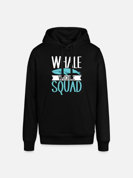 Whale Watchers - Stanley/Stella SOUNDER Unisex Hoodie - black
