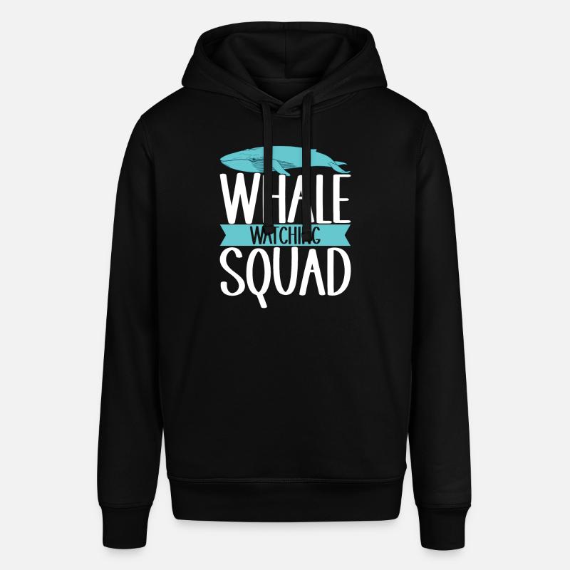 Observateurs de baleines - Sweat à capuche SOUNDER Stanley/Stella Unisexe - noir