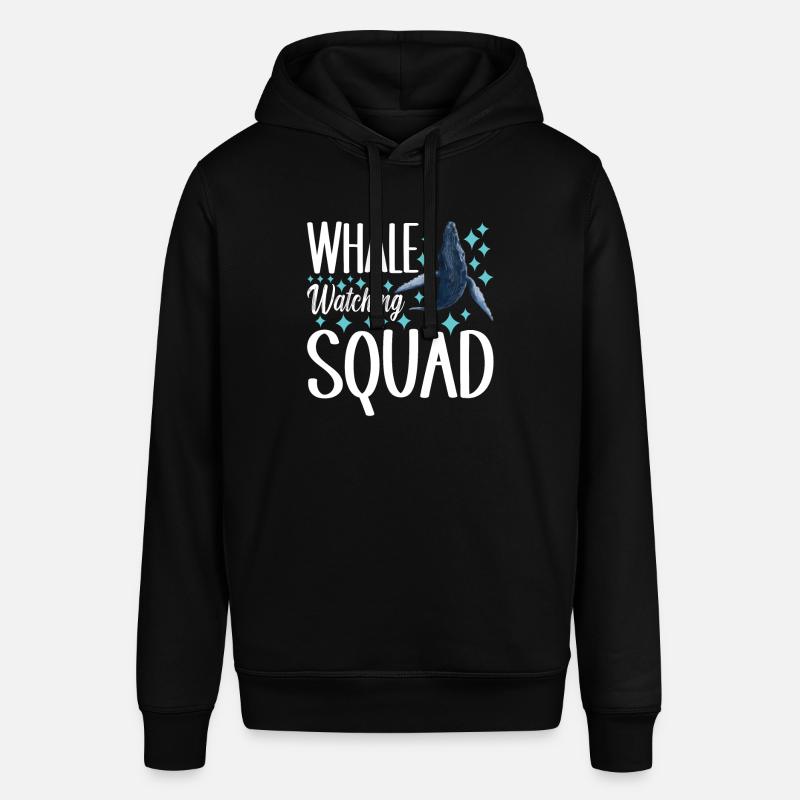 Observateurs de baleines - Sweat à capuche SOUNDER Stanley/Stella Unisexe - noir