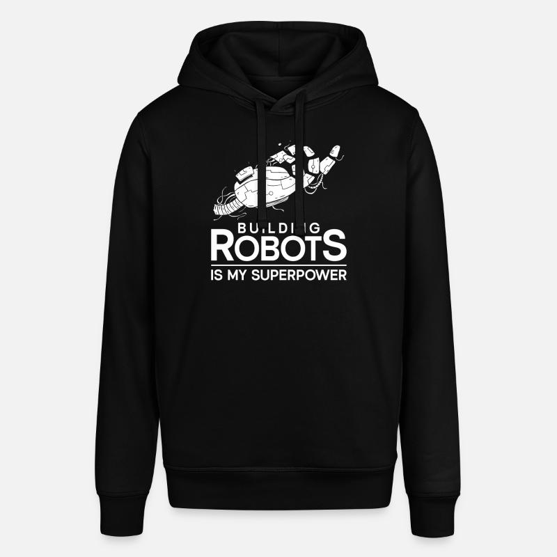 Robot Robotics Engineer Building - Stanley/Stella Unisex Hoodie SOUNDER - Schwarz