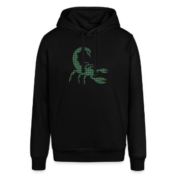 Skorpion - Stanley/Stella Unisex Hoodie SOUNDER - Schwarz - Vorne - Alina (178cm) & Michal (187cm)