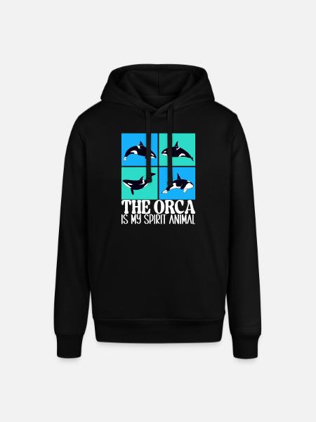 Whale Whale Watching Orca - Stanley/Stella SOUNDER Unisex Hoodie - black