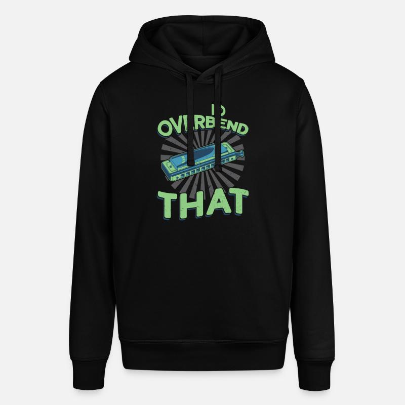 I'd Overbend That - Harmonica Player - Stanley/Stella Unisex Hoodie SOUNDER - Schwarz