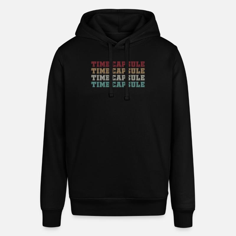 Conception de polices Time Capsule - Sweat à capuche SOUNDER Stanley/Stella Unisexe - noir