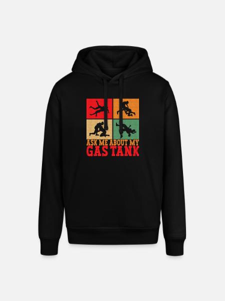 Wrestling Wrestling Wrestlers - Stanley/Stella SOUNDER Unisex Hoodie - black
