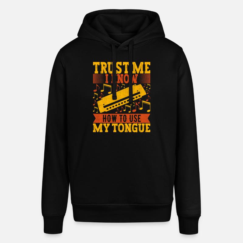 Harmonica Harmonica - Stanley/Stella SOUNDER Unisex Hoodie - black