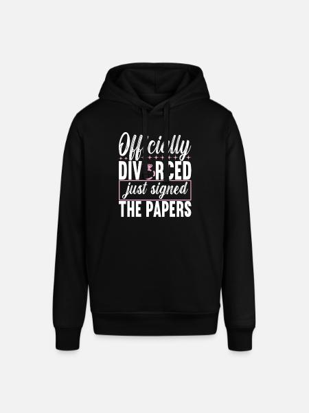 Divorce Divorced - Stanley/Stella SOUNDER Unisex Hoodie - black
