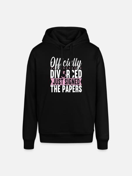 Divorce Divorced - Stanley/Stella SOUNDER Unisex Hoodie - black