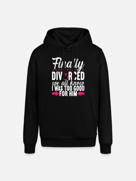 Divorce Divorced - Stanley/Stella SOUNDER Unisex Hoodie - black