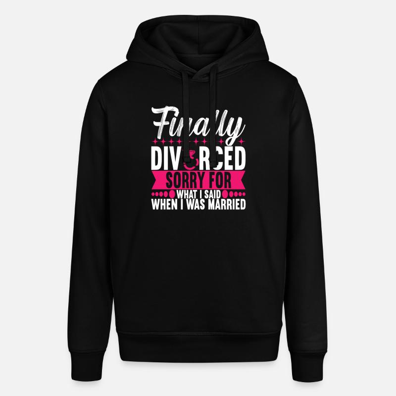 Divorce Divorcé - Sweat à capuche SOUNDER Stanley/Stella Unisexe - noir
