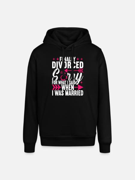 Divorce Divorced - Stanley/Stella SOUNDER Unisex Hoodie - black