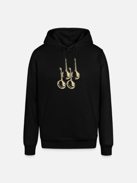 Banjo Banjo player Banjoist - Stanley/Stella SOUNDER Unisex Hoodie - black
