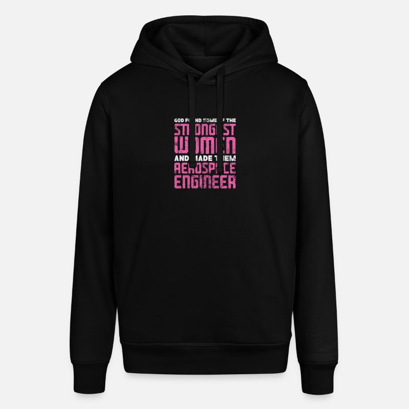 Space Engineer Aeronautical Engineer Gift - Stanley/Stella SOUNDER Unisex Hoodie - black