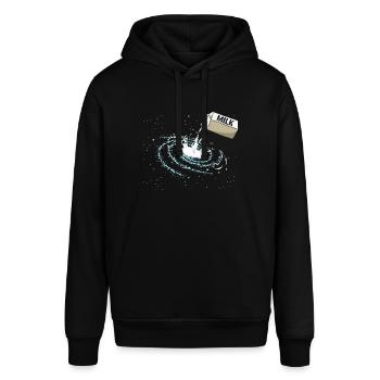 Milky Way Cute Funny Space Astronomy For Astronome - Stanley/Stella Unisex Hoodie SOUNDER - Schwarz - Vorne - Alina (178cm) & Michal (187cm)