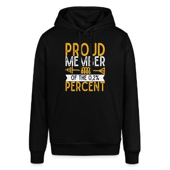 Ham Radio Ham Funker - Stanley/Stella Unisex Hoodie SOUNDER - Schwarz - Vorne - Alina (178cm) & Michal (187cm)
