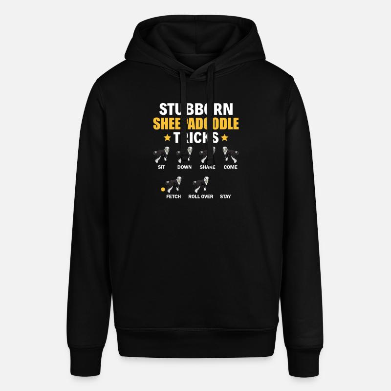 Sheepadoodle Doodle Chien - Sweat à capuche SOUNDER Stanley/Stella Unisexe - noir
