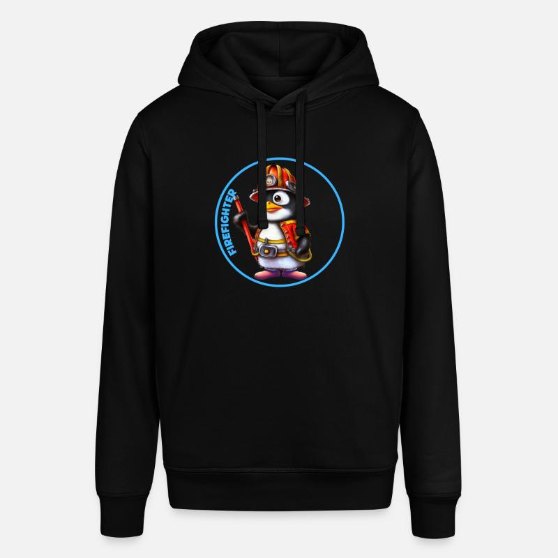Pompier, manchot doux - Sweat à capuche SOUNDER Stanley/Stella Unisexe - noir