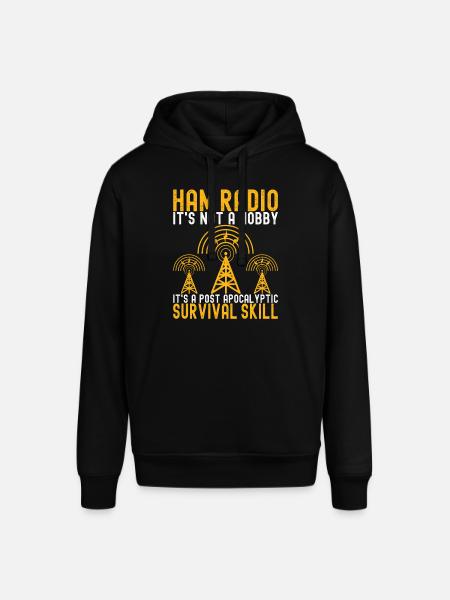 Ham Radio Ham Funker - Stanley/Stella Unisex Hoodie SOUNDER - Schwarz