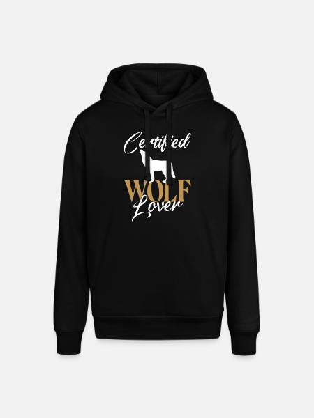 Wolf Gifts Wolf Lover - Stanley/Stella SOUNDER Unisex Hoodie - black
