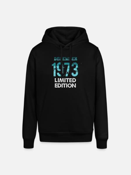 December 1973 Limited Edition - Stanley/Stella SOUNDER Unisex Hoodie - black