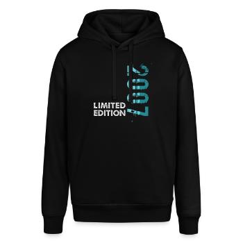 2007 Limited Edition - Stanley/Stella Unisex Hoodie SOUNDER - Schwarz - Vorne - Alina (178cm) & Michal (187cm)
