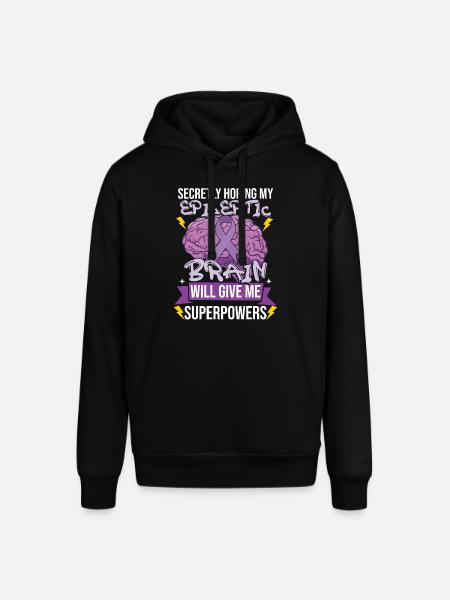Epilepsy Awareness Month - Stanley/Stella SOUNDER Unisex Hoodie - black