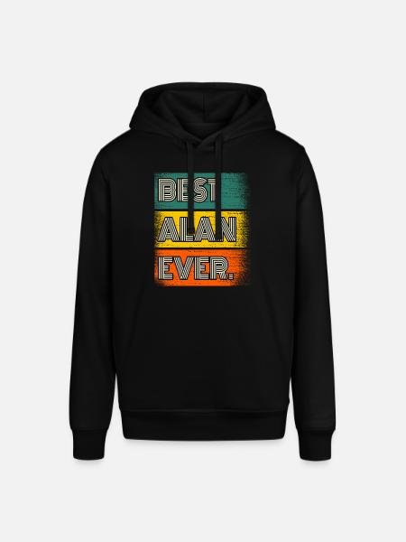 Alan Name Geschenk Spruch Lustig - Stanley/Stella Unisex Hoodie SOUNDER - Schwarz