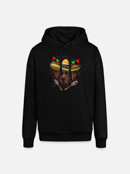 Cinco De Mayo Labrador - Stanley/Stella Unisex Hoodie SOUNDER - Schwarz