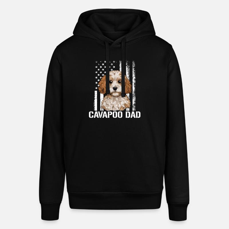 Cavapoo Dog, Cavapoo - Stanley/Stella SOUNDER Unisex Hoodie - black