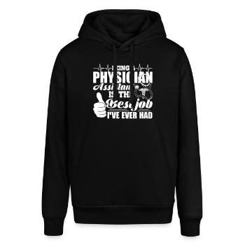 Physician Assistant Physician Assistant Best Job - Stanley/Stella SOUNDER Unisex Hoodie - black - Front - Alina (178cm) & Michal (187cm)