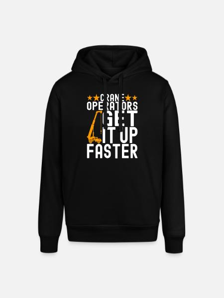 Crane operator Crane driver - Stanley/Stella SOUNDER Unisex Hoodie - black