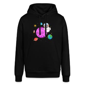 Koala lover Koala Whisperer Herbivore - Stanley/Stella SOUNDER Unisex Hoodie - black - Front - Alina (178cm) & Michal (187cm)
