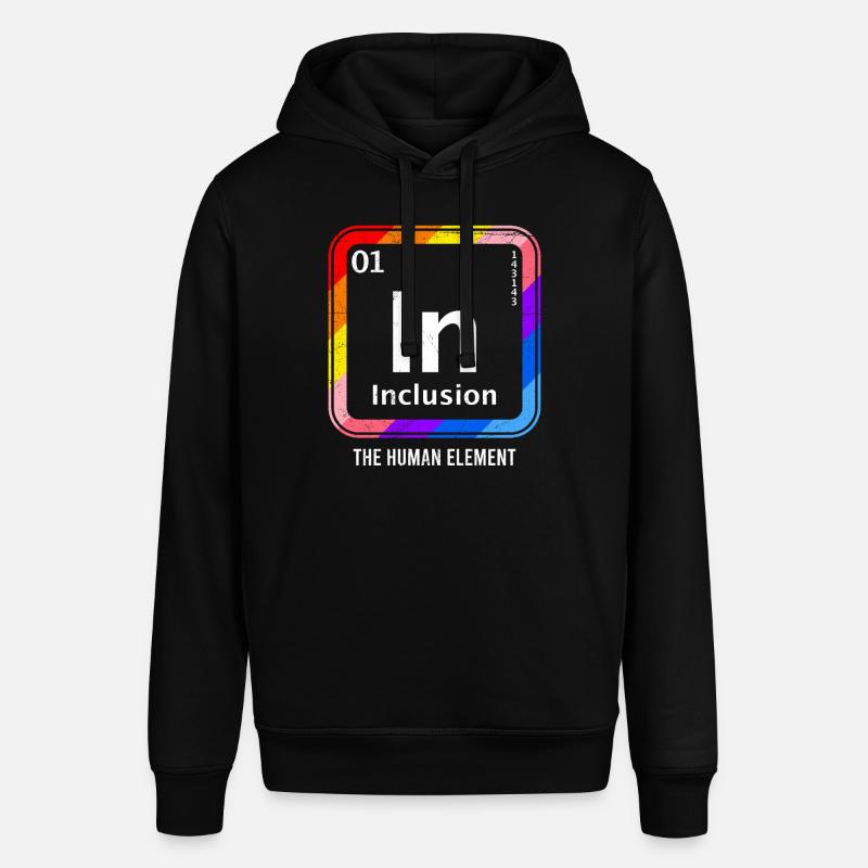 Inclusion Acceptation et solidarité pour - Sweat à capuche SOUNDER Stanley/Stella Unisexe - noir