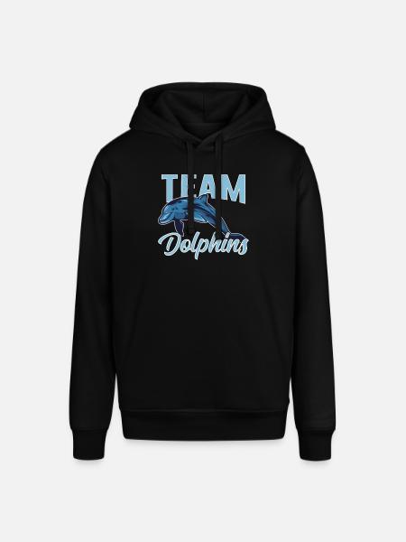 Team Dolphins Dolphins Dolphin Dolphin Lovers - Stanley/Stella SOUNDER Unisex Hoodie - black