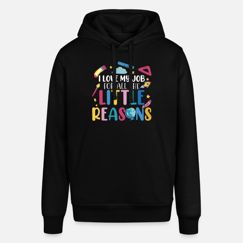 Enseignant mignon Maternelle Pre-K - Sweat à capuche SOUNDER Stanley/Stella Unisexe - noir