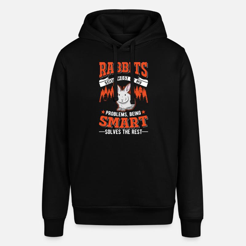 Rabbit Rabbit Rabbit - Stanley/Stella SOUNDER Unisex Hoodie - black