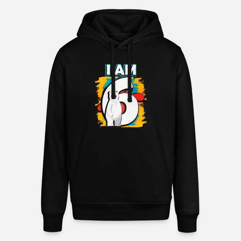Ich Bin 6 Eisbär - Stanley/Stella Unisex Hoodie SOUNDER - Schwarz