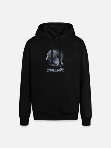 Crow / Raven: Raven Lunatic - Stanley/Stella SOUNDER Unisex Hoodie - black