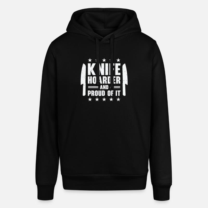 Couteaux collecteurs de couteaux - Sweat à capuche SOUNDER Stanley/Stella Unisexe - noir