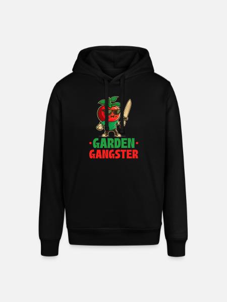 Tomato Plant Garden Gangster, Funny Tomato - Stanley/Stella SOUNDER Unisex Hoodie - black