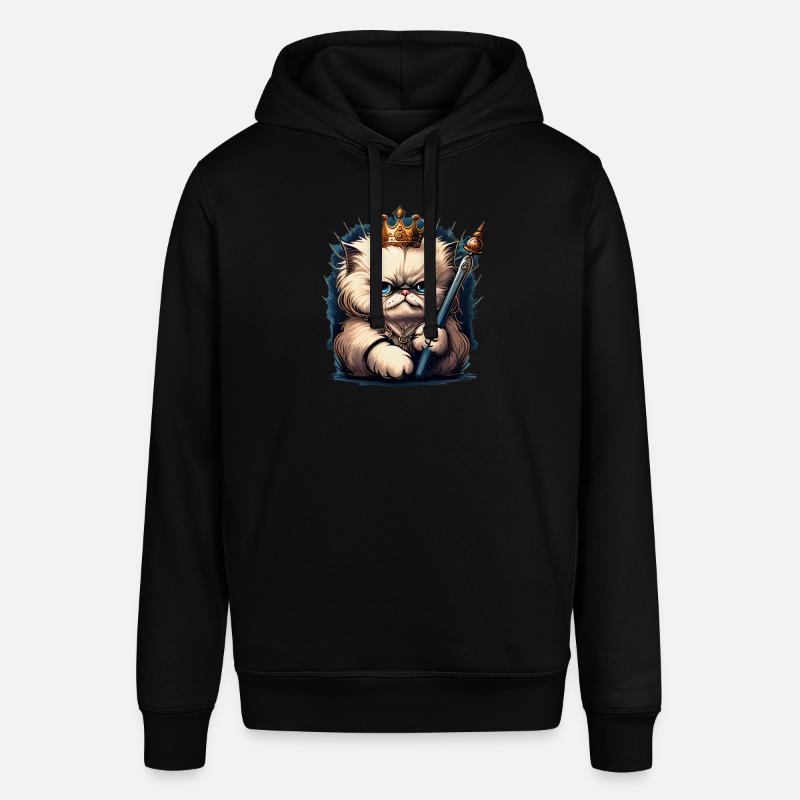 Cartoon Cat Queen - Sweat à capuche SOUNDER Stanley/Stella Unisexe - noir